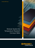 Modular System for Temperature-Resistant Conveyor Belts