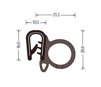 Kantenschutzdichtprofil 